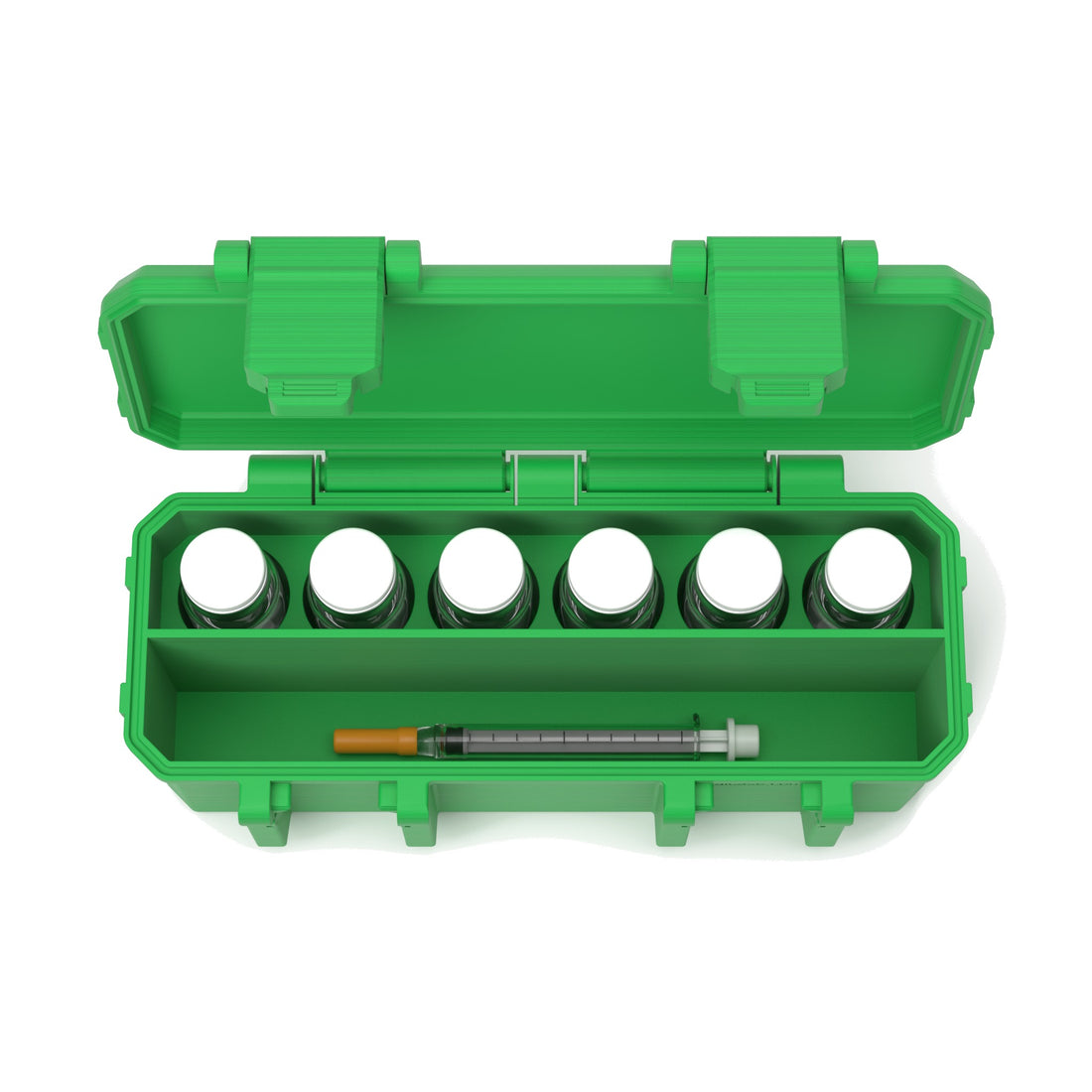 AIO Small vial case - 6 ร 10mL - Cyber Green