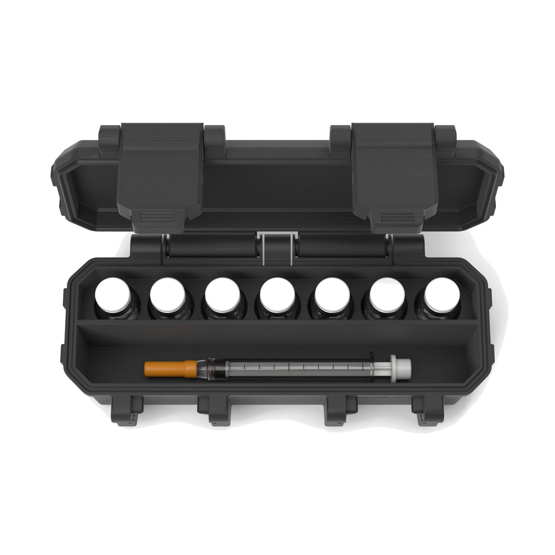 AIO Small vial case - 7 ร 3mL - Black