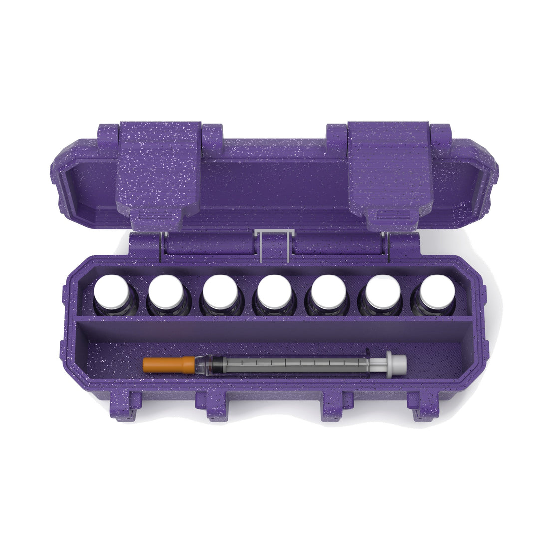 AIO Small vial case - 7 ร 3mL - Galaxy Purple