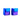 Two blue and purple rectangular boxes with a flap on a white background