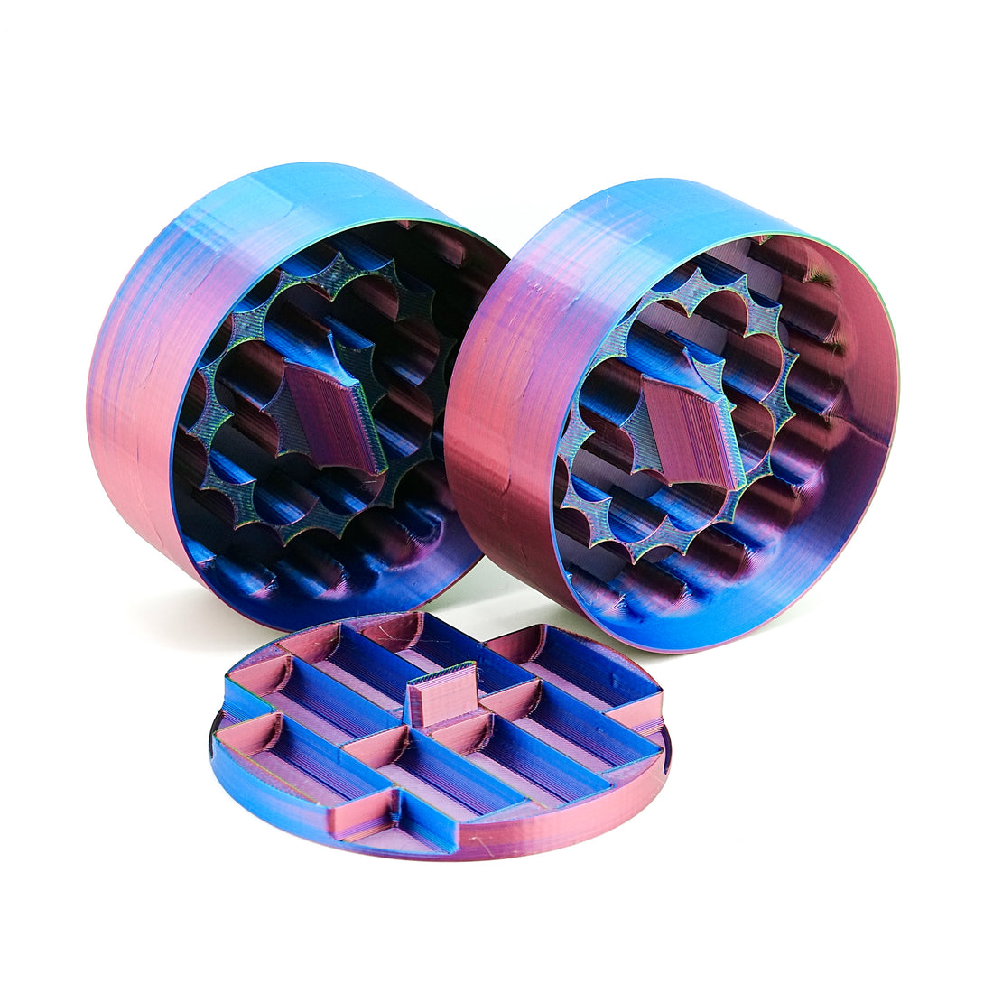 54-Slot 3 ml Peptide Vial Inserts for Hydrapeak 32 oz Perfect for Freezer Storage and Travel — open interior view
