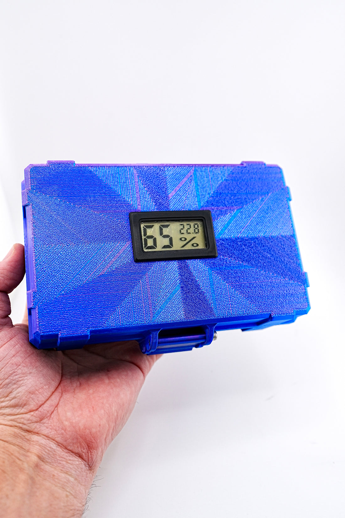 8-slot 3 ml vial case, top-down view of slot layout