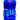 Blue plastic container with multiple compartments on a white background