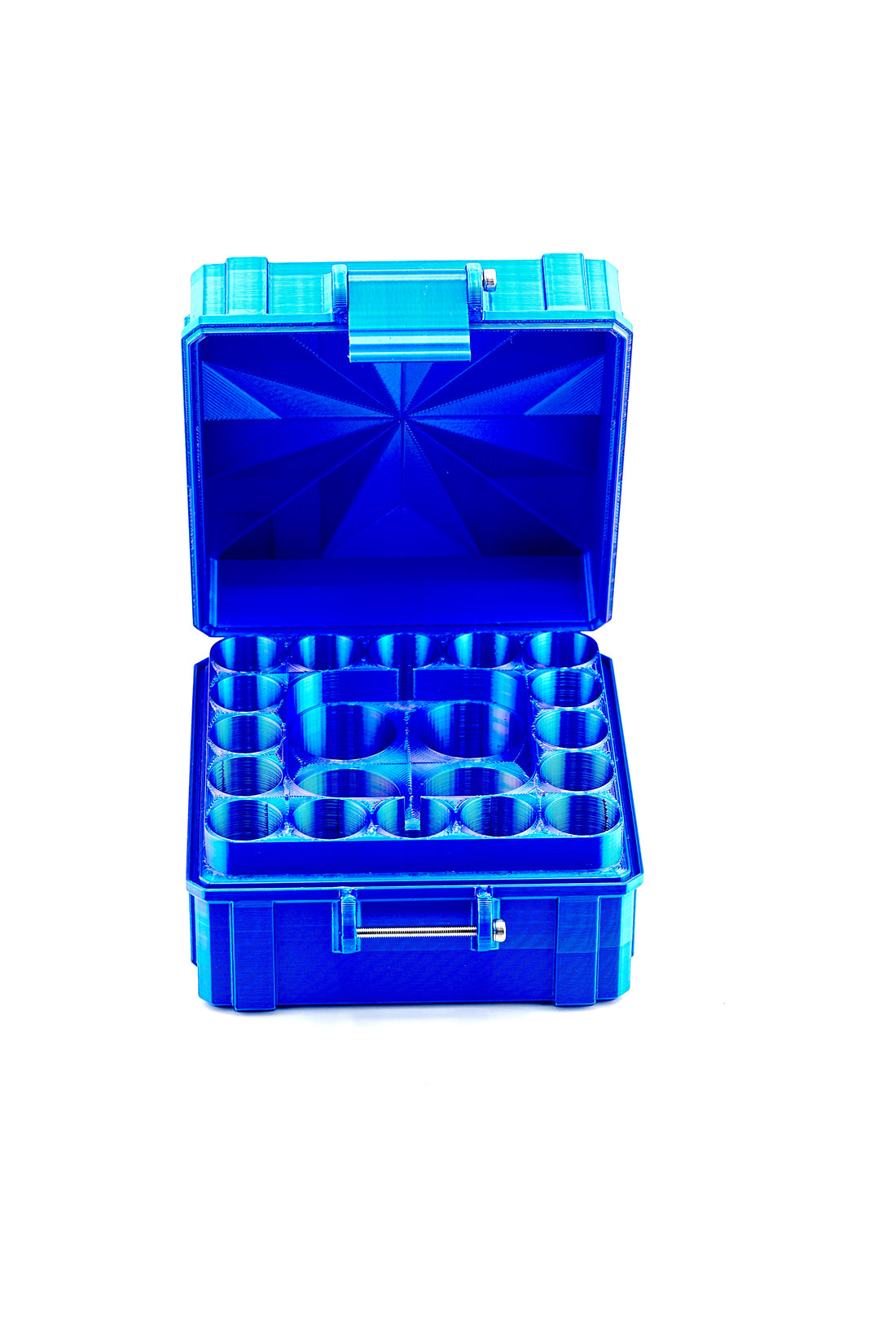 Mixed Vial Case — open interior view