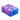 Closed RGB metallic hard-shell vial storage case