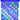 Blue plastic mold with colorful circular inserts on a white background