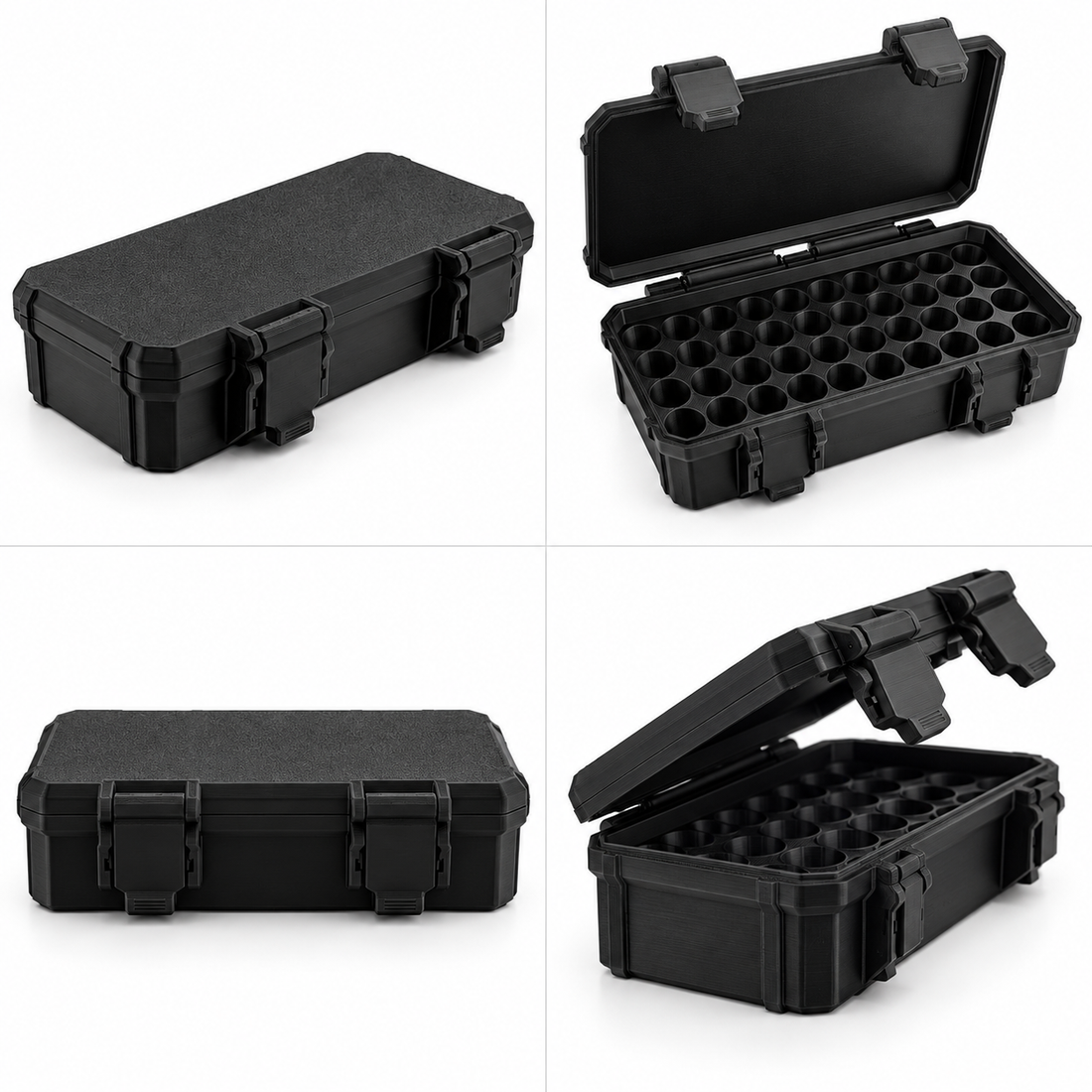 40-Slot 3 ml Vial Case - Black