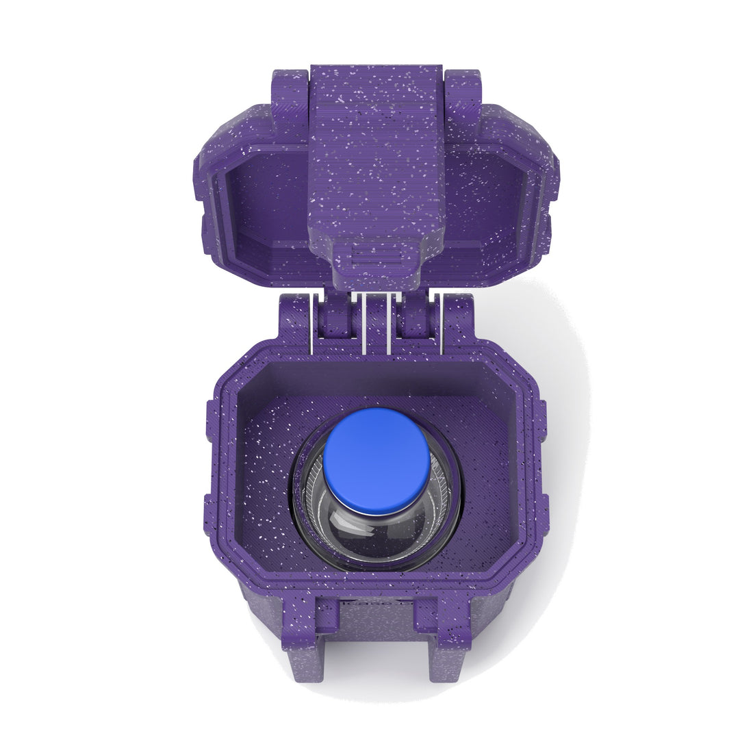 1-Slot 30 ml BAC Vial Case - Galaxy Purple