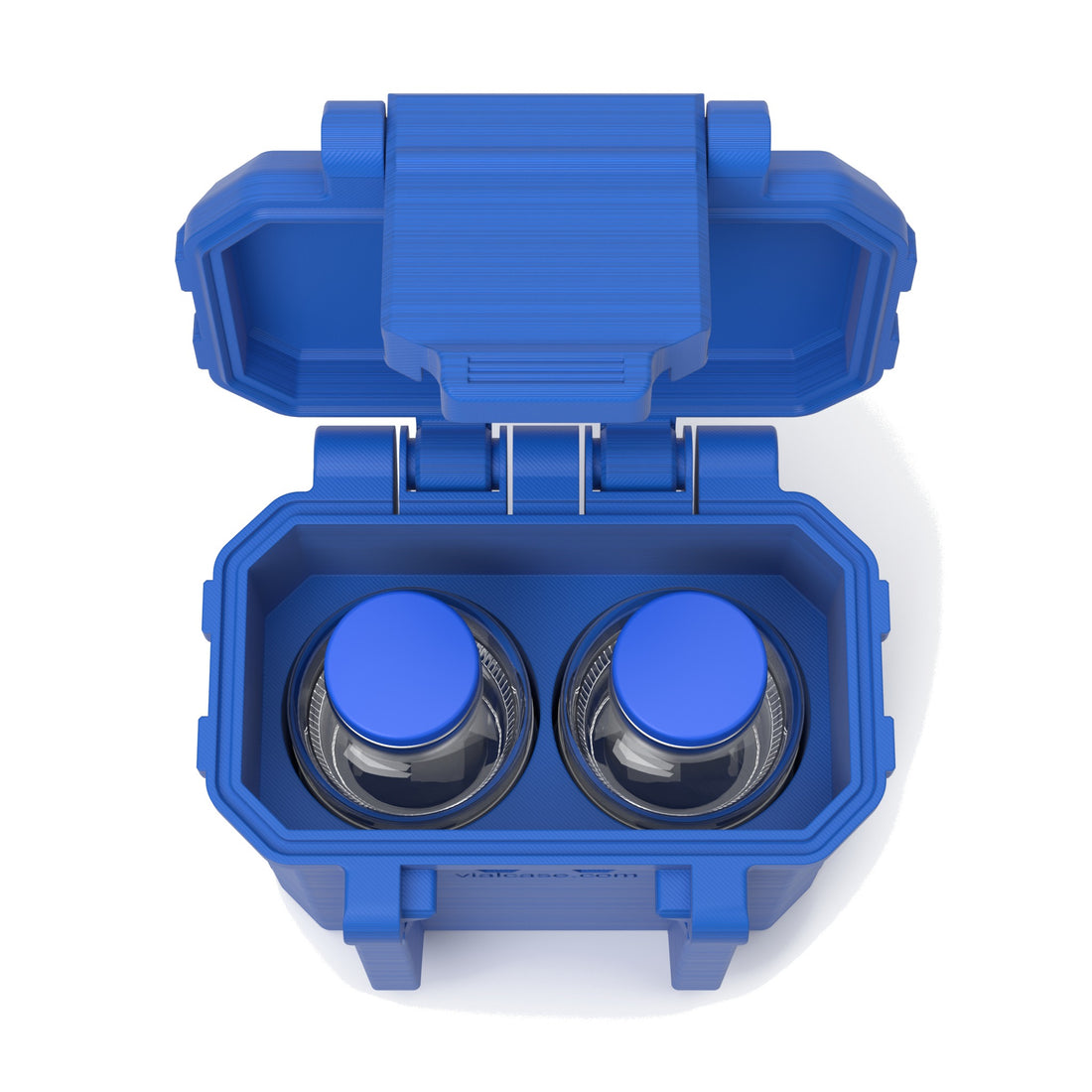 2-Slot 30 ml BAC Vial Case - Cobalt Blue