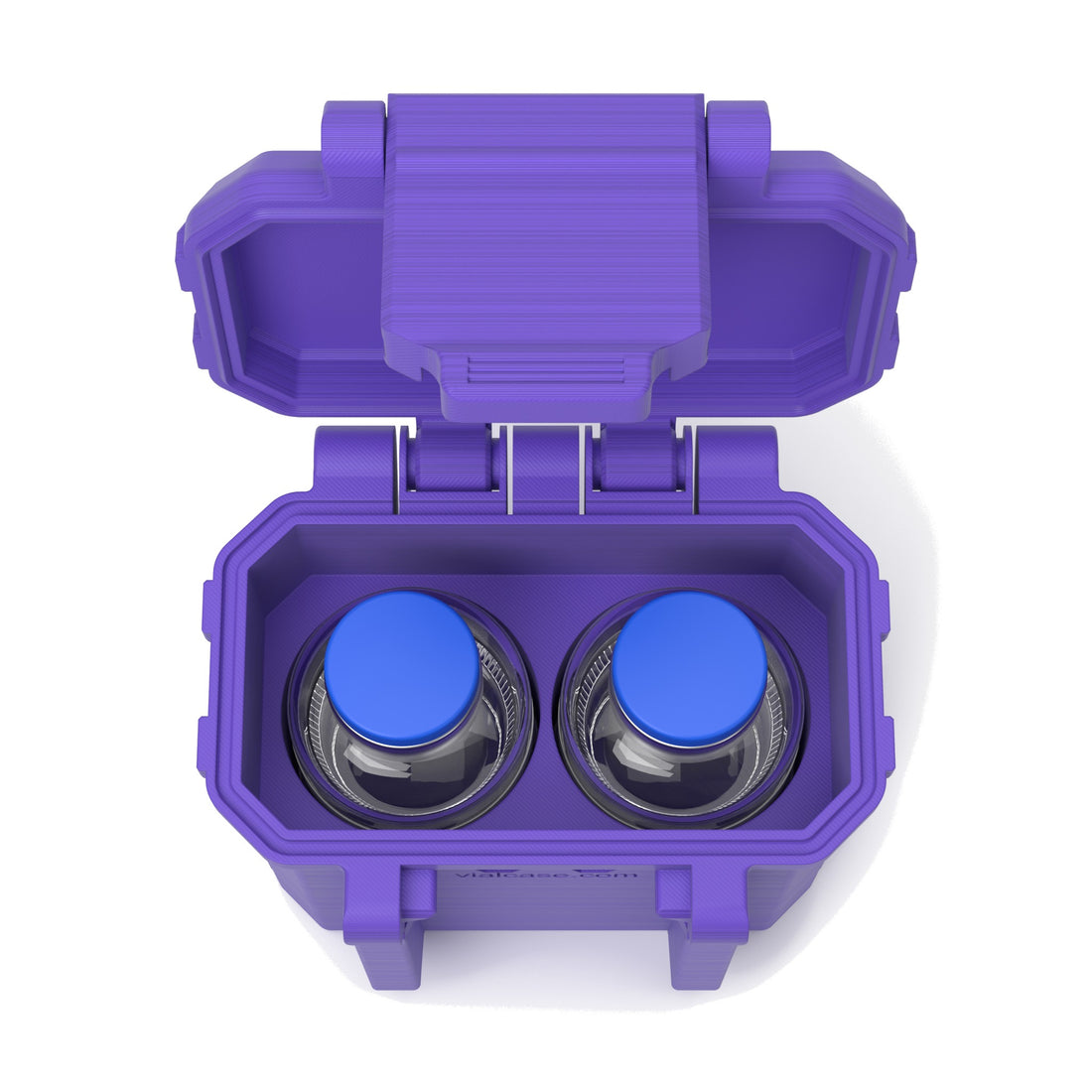 2-Slot 30 ml BAC Vial Case - Purple