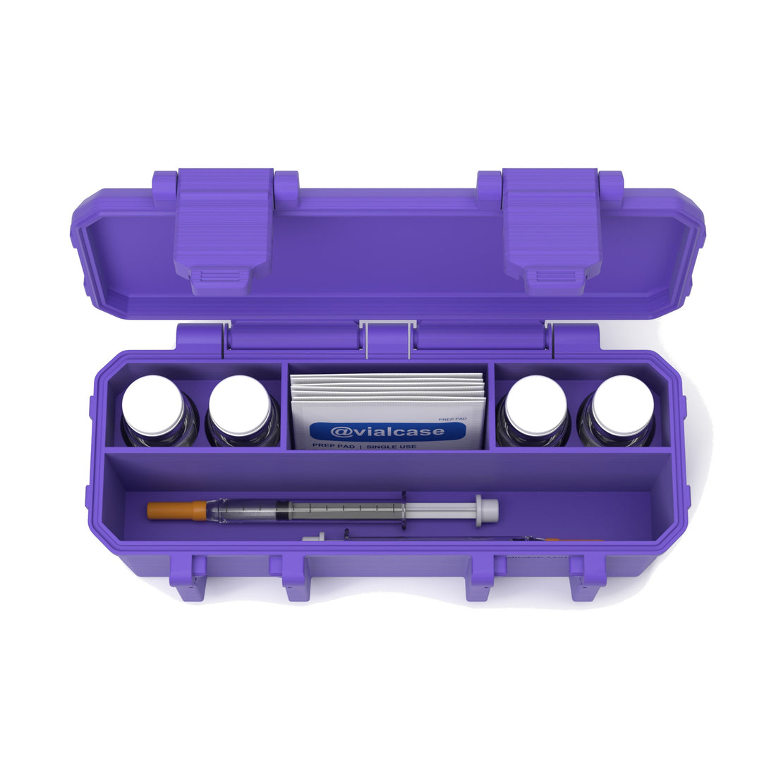 Purple 10mL | 2.2โ ร 0.8โ vial case