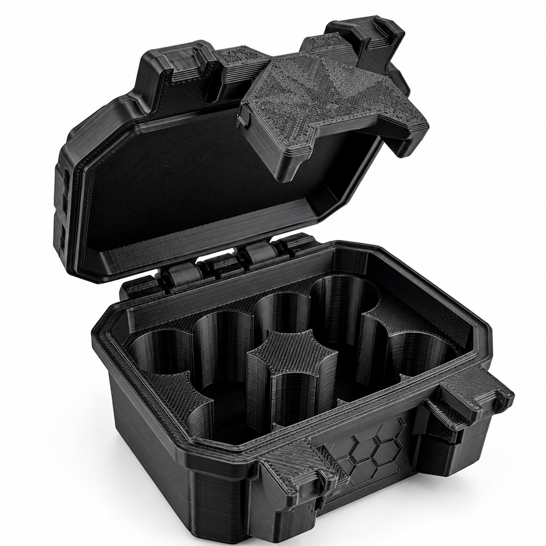 10-Slot 3 mL Vial Case - Black