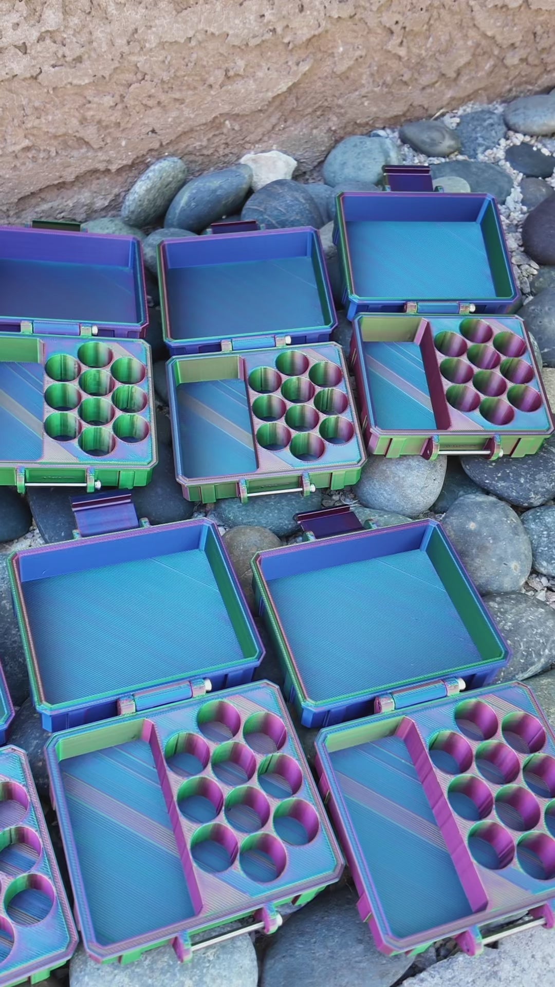 Mixed Vial Case | 10-Slot 3 ml Vial Case & 1 BAC Slot | Organizer for GLP-1, Peptides, Research