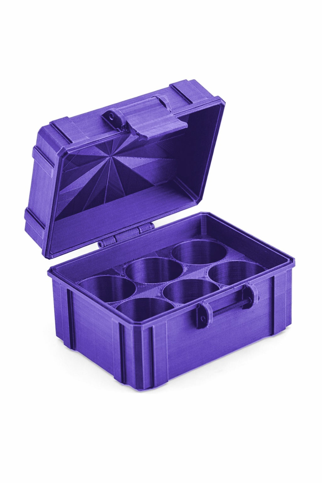 6-Slot 30 ml Hosperia BAC Vial Case - Purple