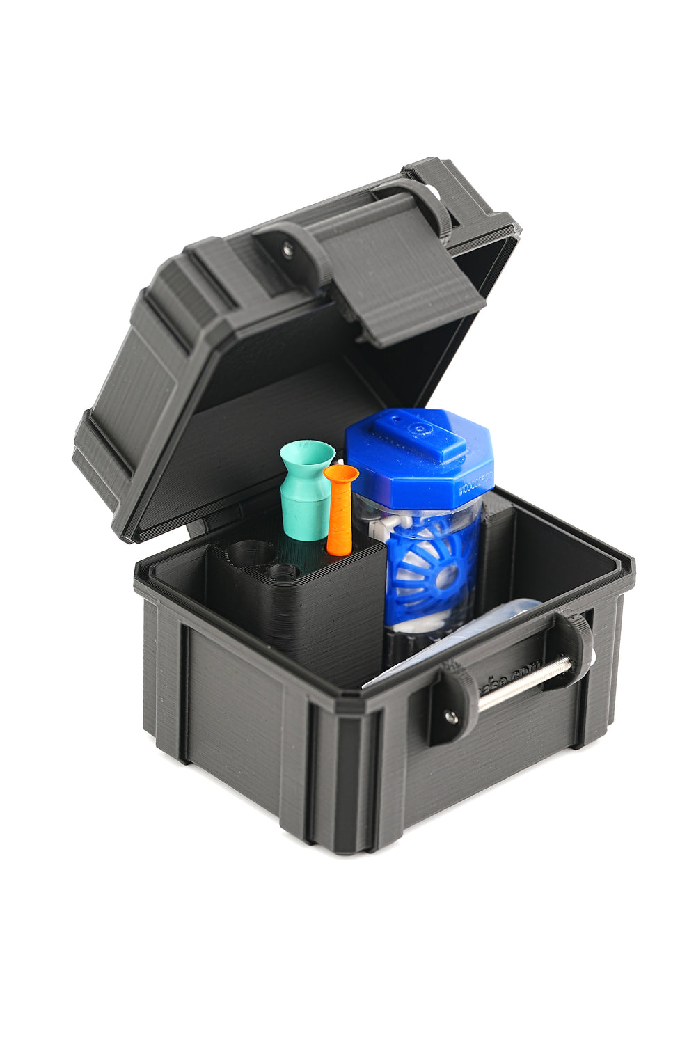 Scleral Lens Travel Case | Tools Clear Care Storage | Travel Station for Daily Lens Care Hygiene