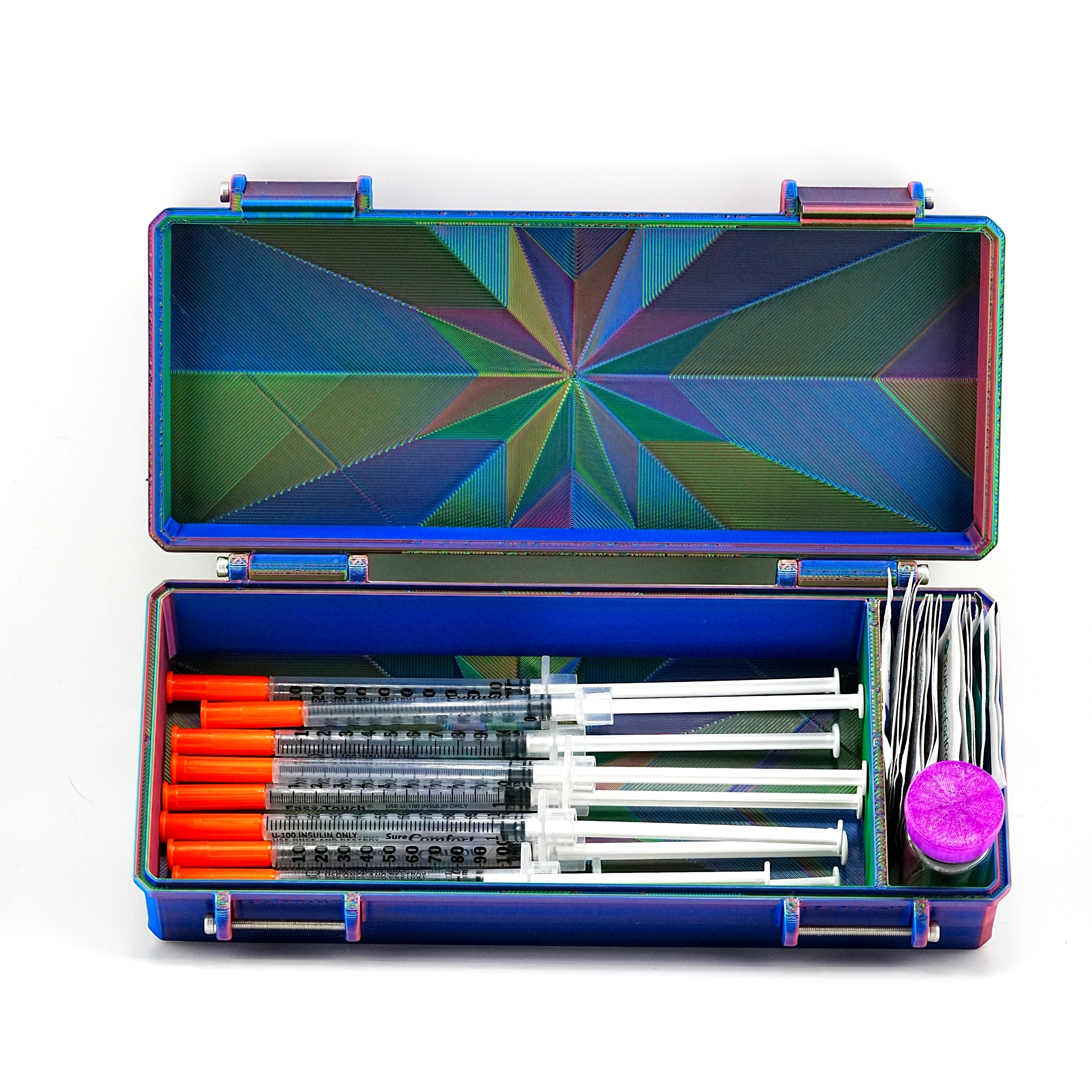 Preloaded Syringe Case | Secure Travel Organizer | Travel Syringe Organizer for GLP-1 & Peptides