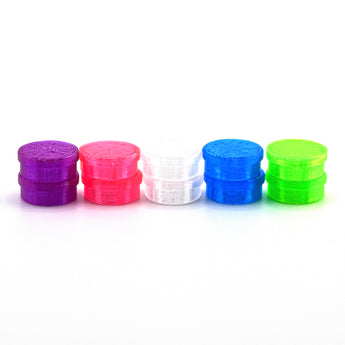 Mix vial cap set, opened to reveal interior storage slots