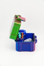 Scleral Lens Travel Case | Tools & Clear Care Storage | Travel Station for Daily Lens Care & Hygiene