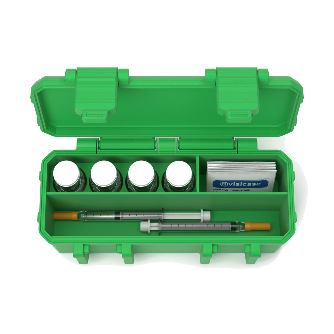 4 x 10 mL + storage vial case - Cyber Green (vials shown, not included)