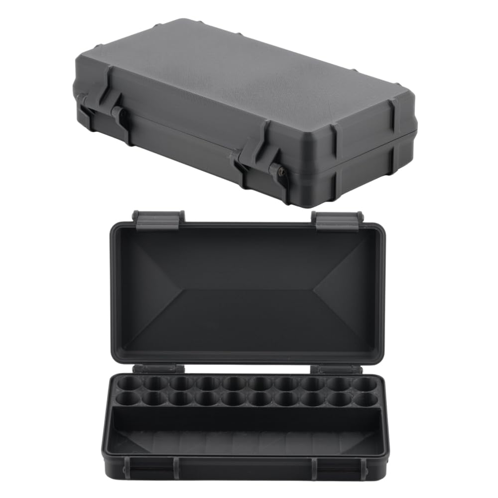 20-Slot 3 ml Vial Case with Syringe & Alcohol Pad Storage | Organizer for GLP-1, Peptides, Research