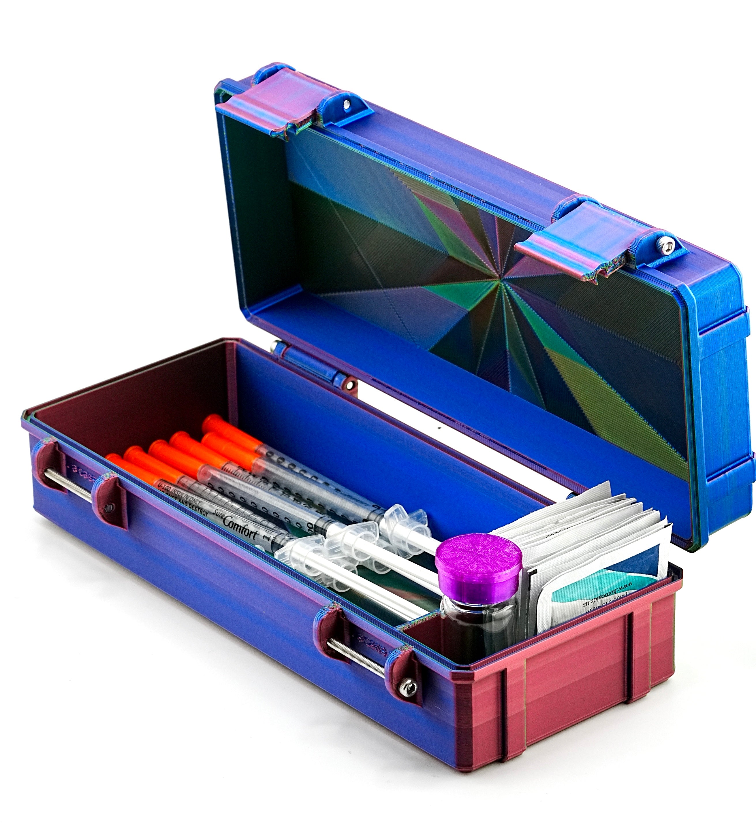 Preloaded Syringe Case | Secure Travel Organizer | Travel Syringe Organizer for GLP-1 & Peptides