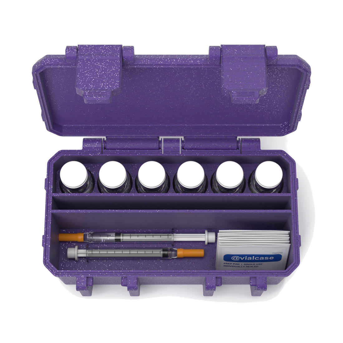 6 x 10 mL + storage vial case - Galaxy Purple (vials shown, not included)