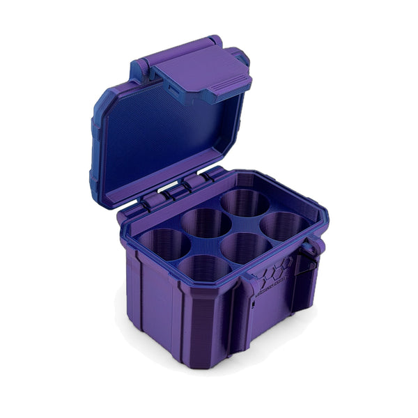Lightweight Vial Case – Fits 6 × 10ml Vials, TRT, HRT Travel, Fridge & Freezer Organizer Essential Oil