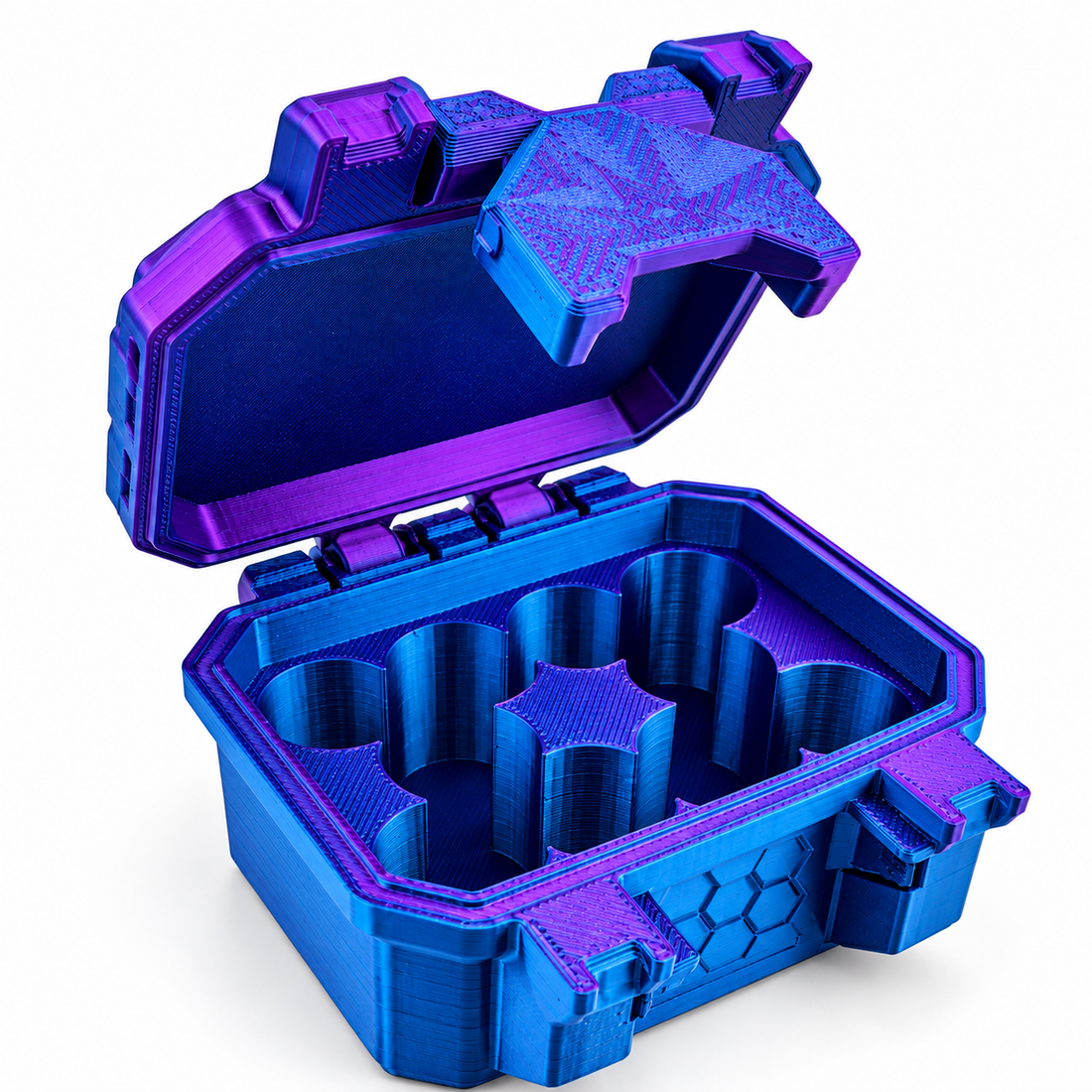 10-Slot 3 mL Vial Case - RGB Metallic
