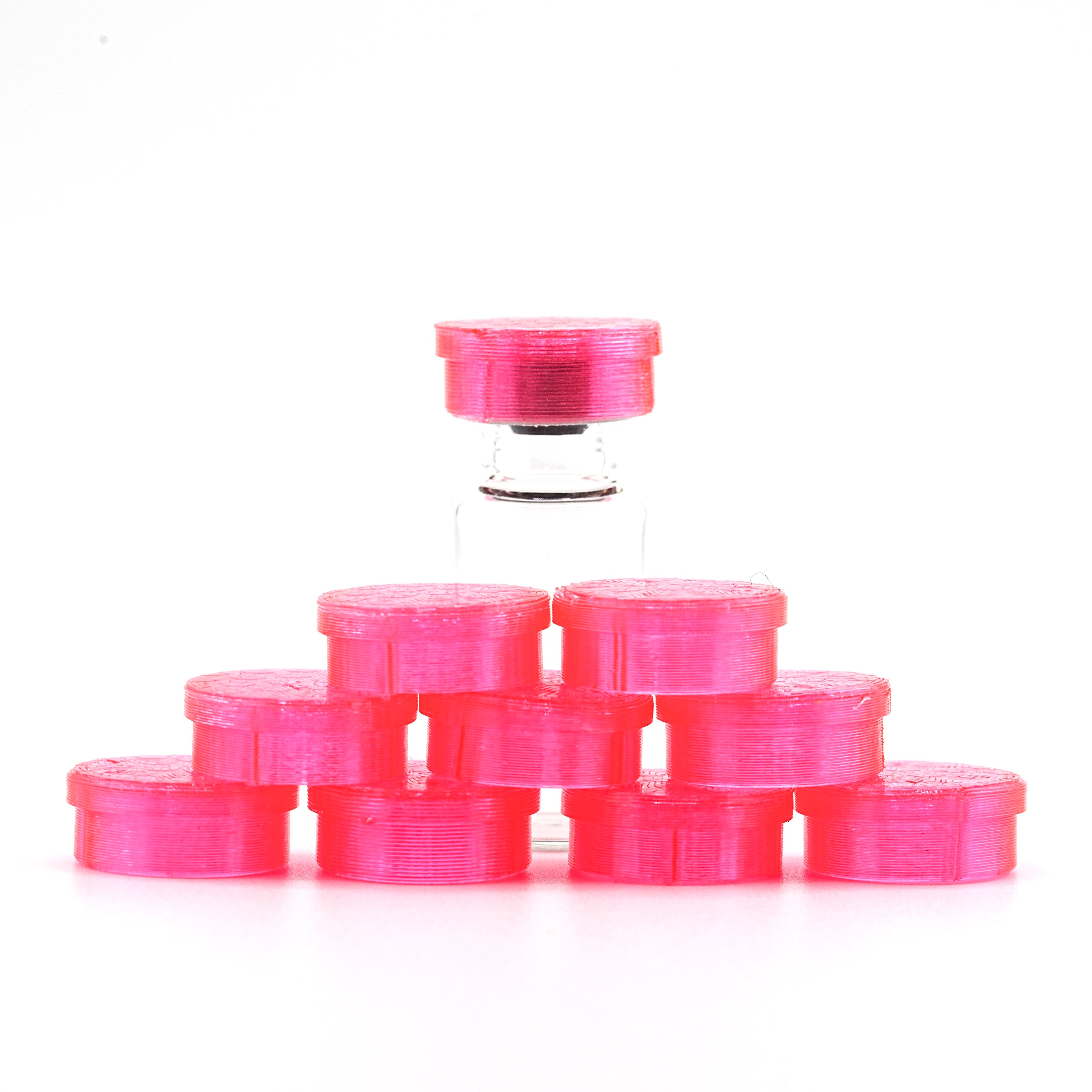 Flexible Vial Caps | 3ml 5ml 10ml 30ml Multipack | Leak-Proof Vial Caps for Peptides, GLP-1, Insulin