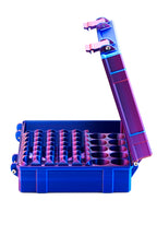 Large Combo Vial Case | 35-Slot 3 ml Vial Case & 10-Slot 10 ml Vial Case Slots | Organizer for GLP-1, Peptides, Research