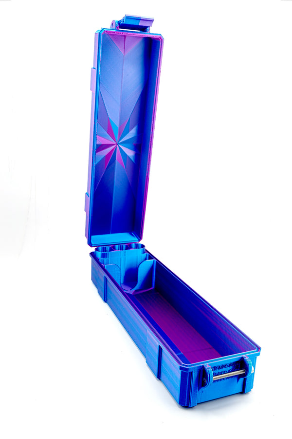 3-Slot 3 ml Vial Case with Prep Pad Storage | Compact Organizer | Organizer for GLP-1, Peptides, Research