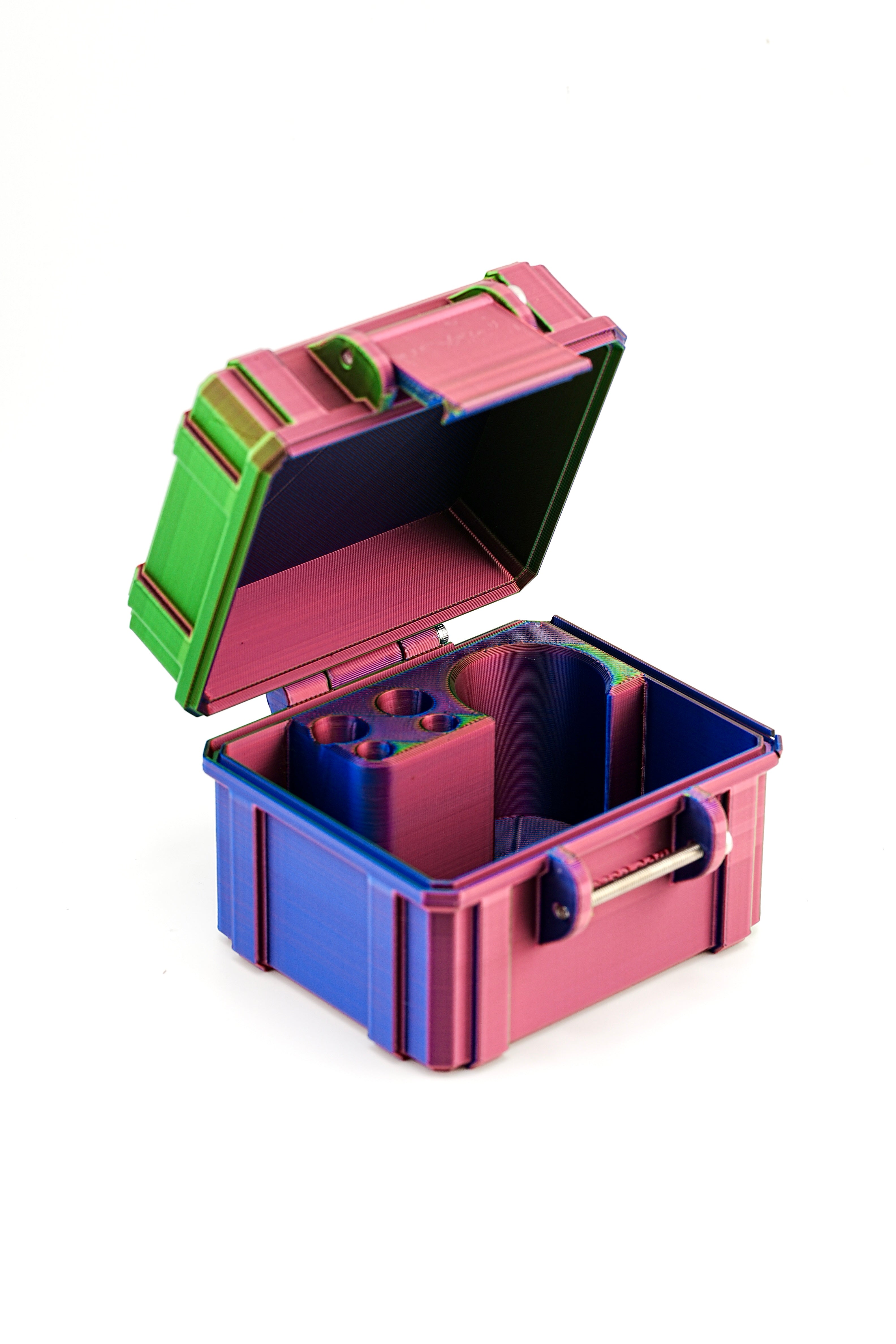 Scleral Lens Travel Case | Tools & Clear Care Storage | Travel Station for Daily Lens Care & Hygiene