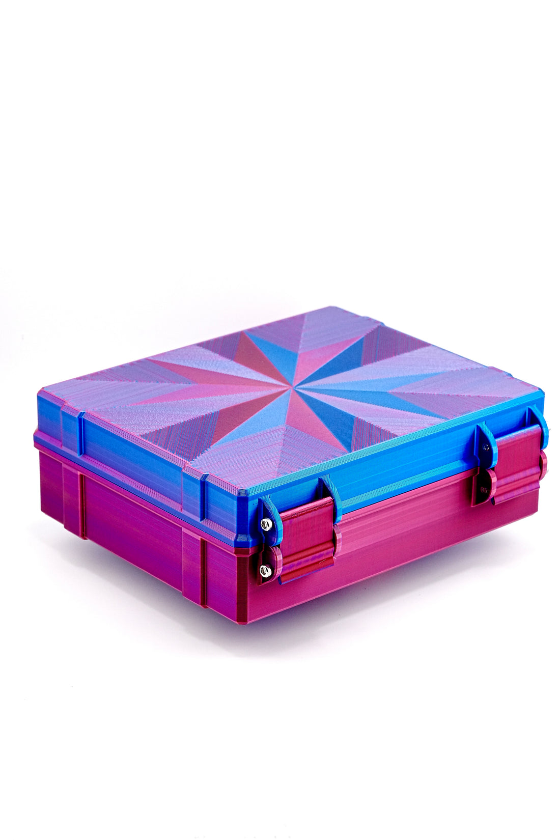 Vial Vault Pro Max vial case, three-quarter angle showing case profile