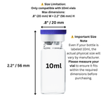 4-Slot 10 ml Vial Case | Compact Organizer | Organizer for GLP-1, Peptides, Research