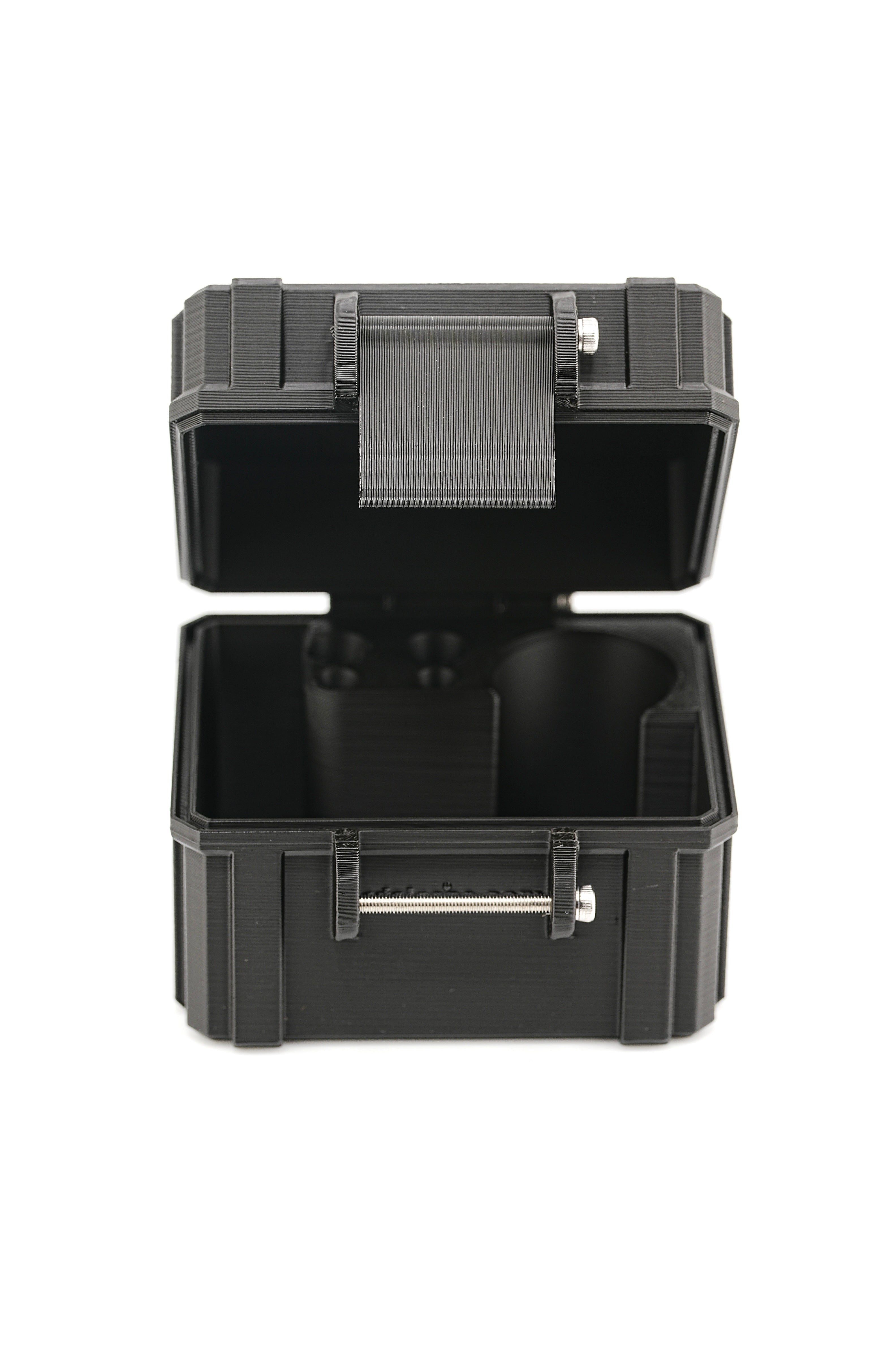 Scleral Lens Travel Case | Tools & Clear Care Storage | Travel Station for Daily Lens Care & Hygiene