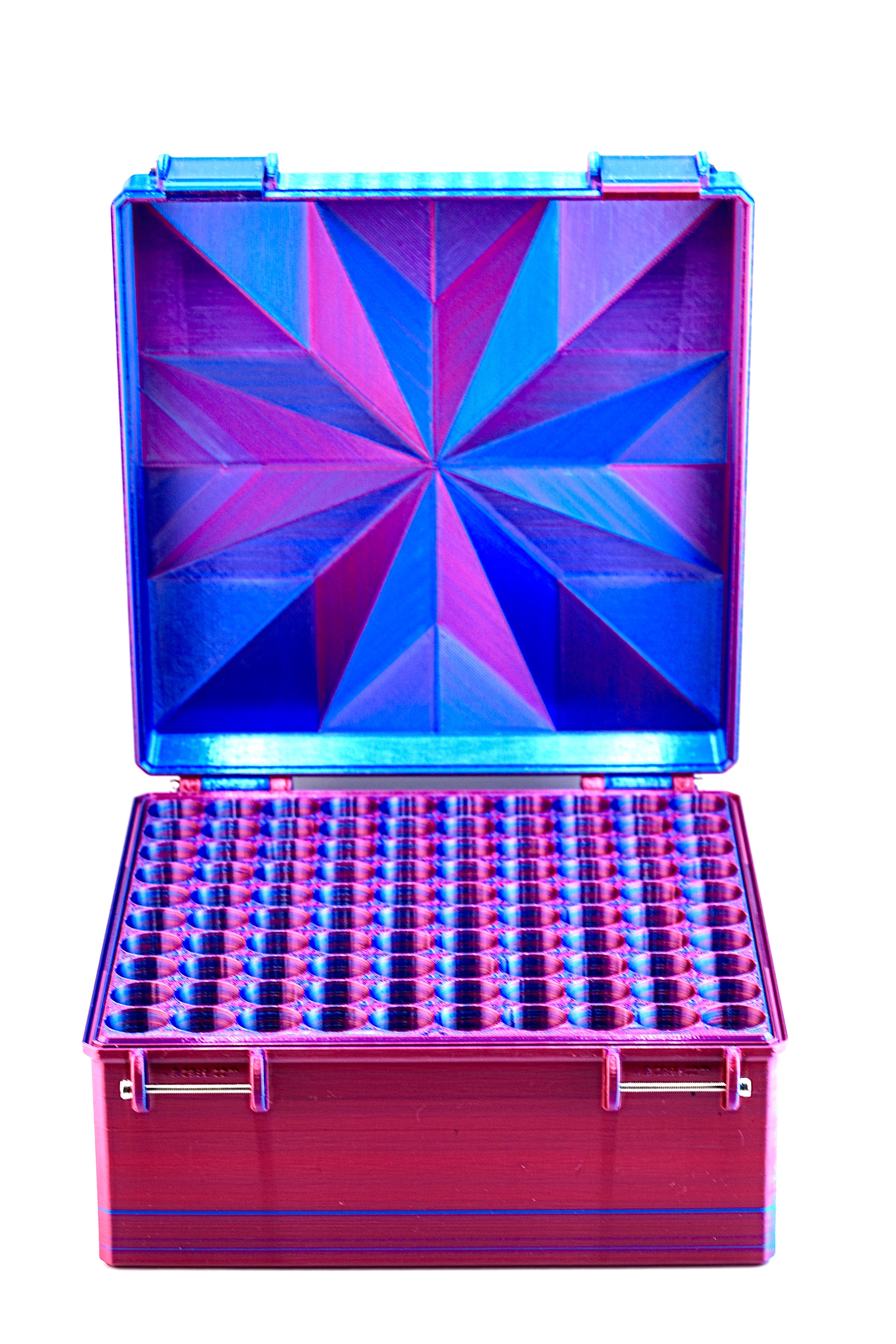 200-Slot 3 ml Vial Case | Clinic & Jumbo Bulk Storage | Organizer for GLP-1, Peptides, Research