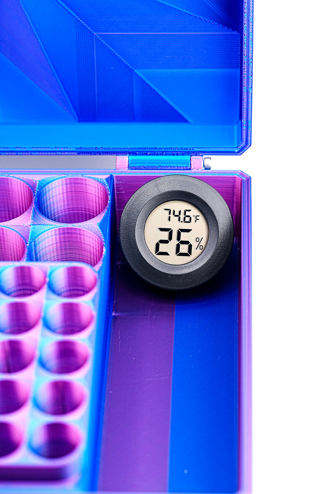 Mini Hygrometer for Peptide and GLP-1 Vial Storage — view 3