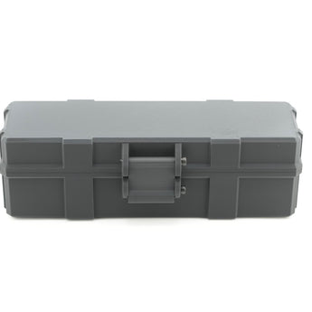 Gray case on a white background