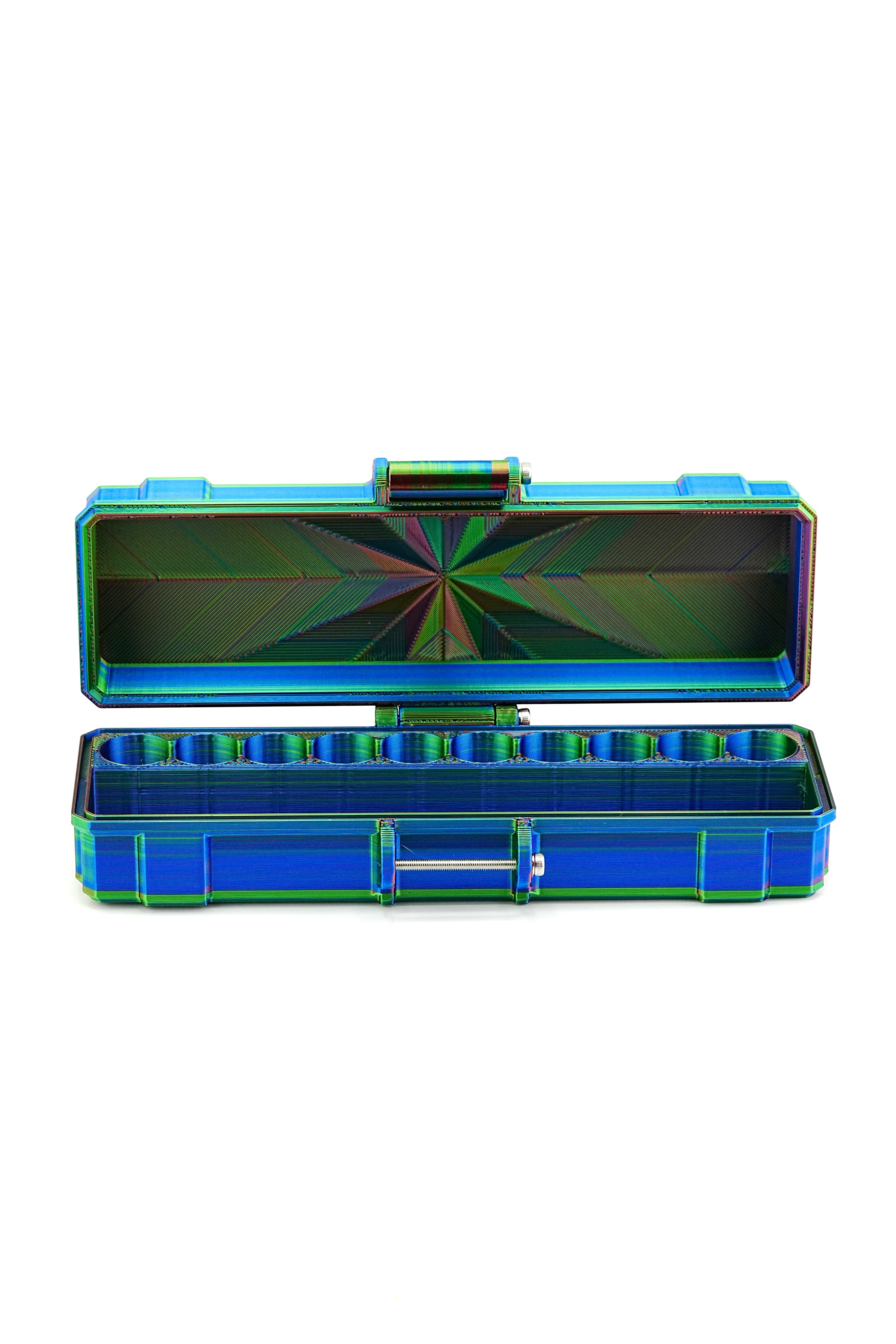 10-Slot 3 ml Vial Case with Extra Storage | Organizer for GLP-1, Peptides, Research