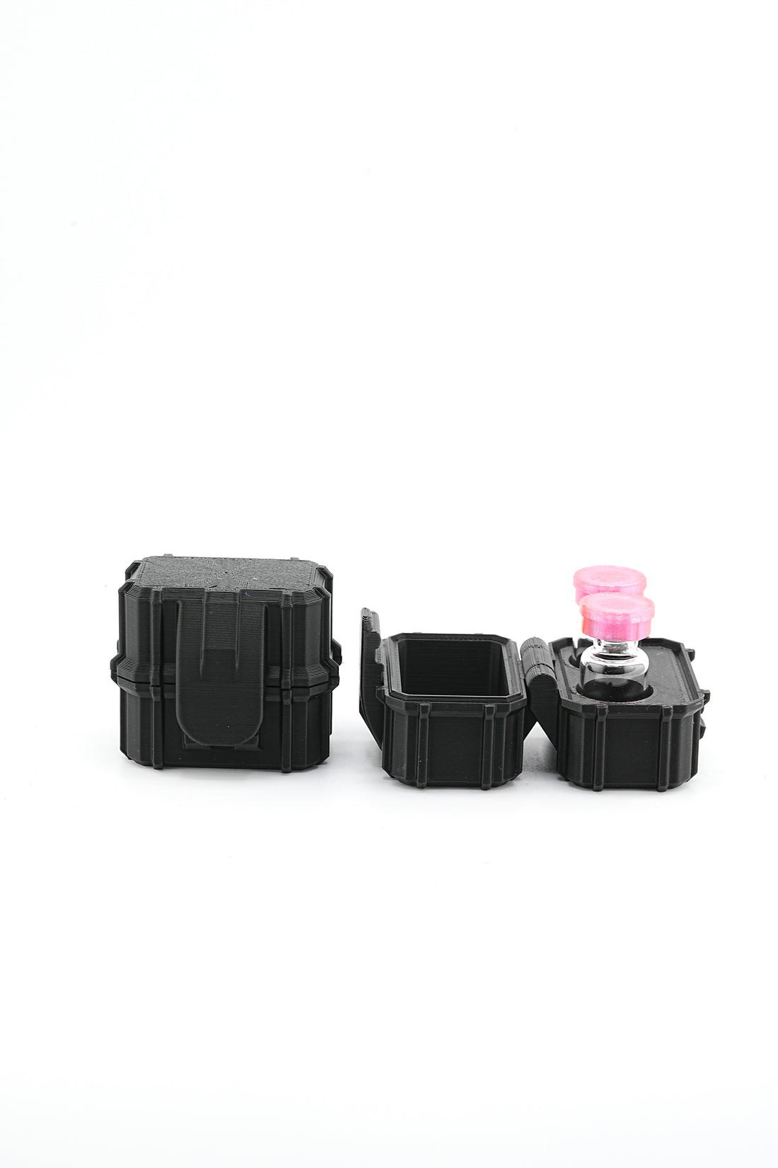 2-Slot 3 ml Vial Case 2 Pack | Compact Travel Size | Organizer for GLP-1, Peptides, Research