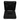 Black plastic case with compartments on a white background