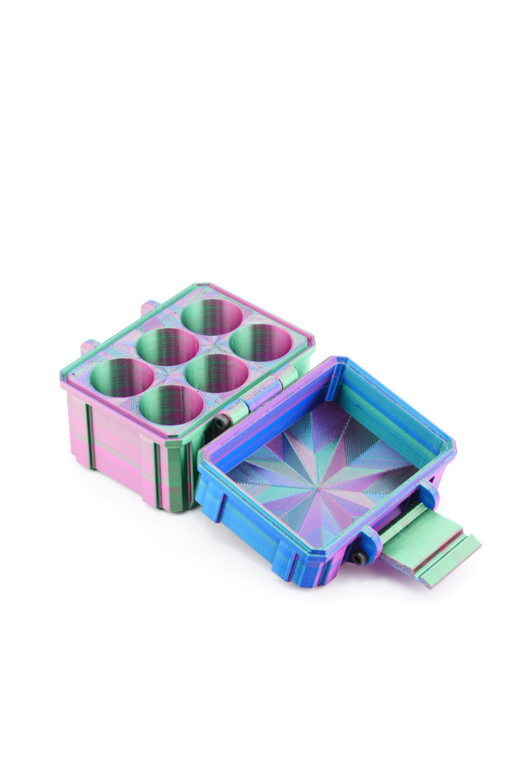 Lightweight Vial Case – Fits 6 × 10ml Vials, TRT, HRT Travel, Fridge & Freezer Organizer Essential Oil