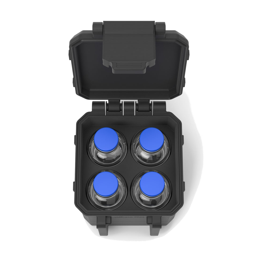 4-Slot 30 ml BAC Vial Case - Black