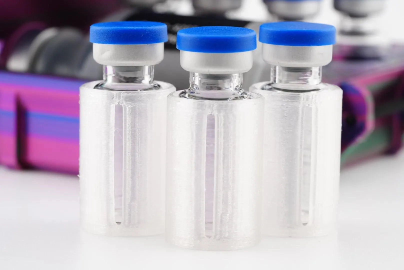 Vial Protection Kit | Sleeve & Cap | Leak-Proof Vial Caps for Peptides, GLP-1, Insulin